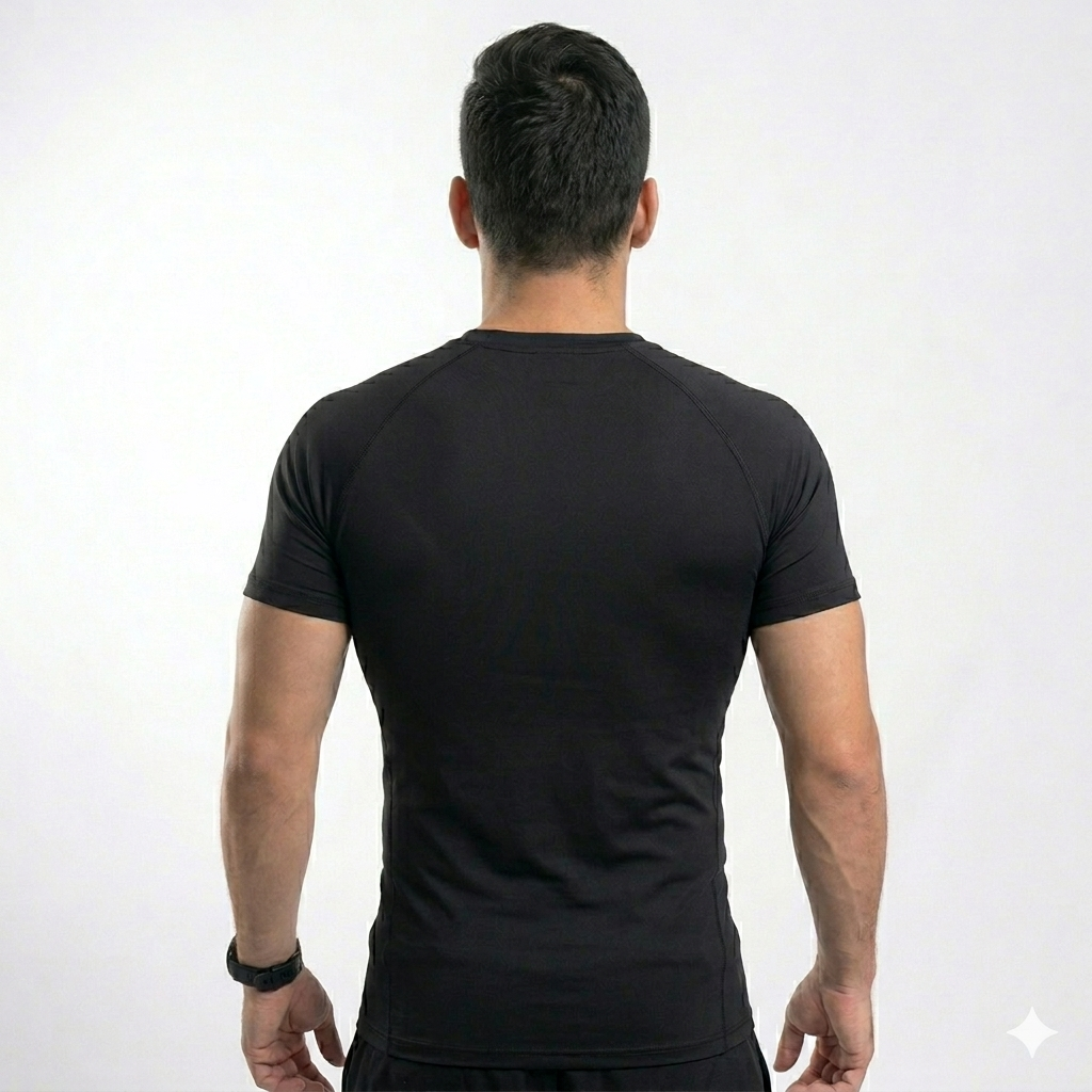 Camisa de Compressão Manga Curta "VILTRUMITE" BLACK