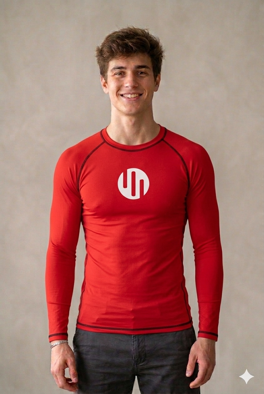 Camisa de Compressão Manga Longa "Viltrumita" - RED