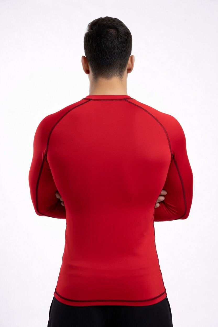 Camisa de Compressão Manga Longa "Viltrumita" - RED